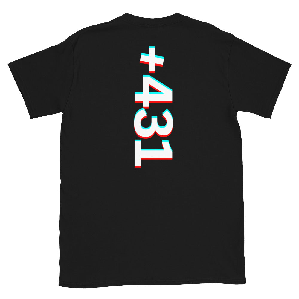 Signature Glitch Tee Black