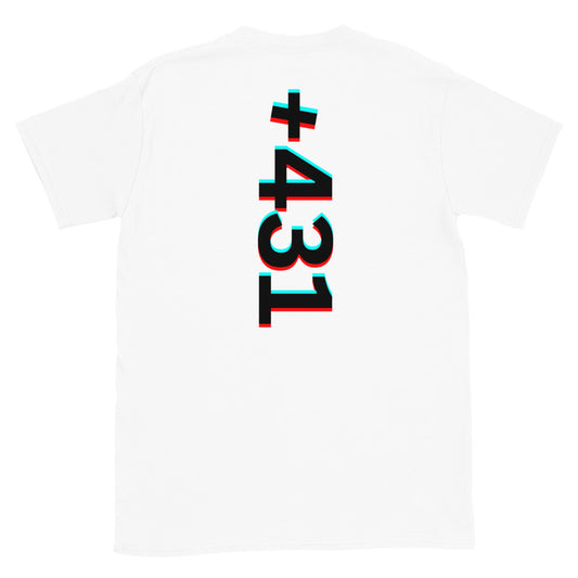 Signature Glitch Tee White